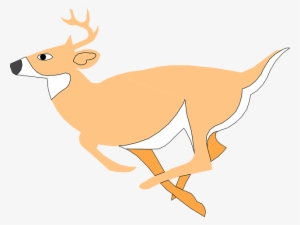 Cartoon, Deer, Running, Art, Forest, Jumping, Leaping - Deer Cartoon Png Gif