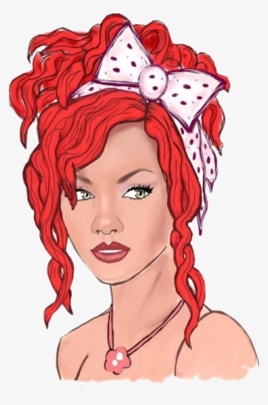 Rihanna Drawing Png By Badgurlhere On Deviantart Png - Drawing