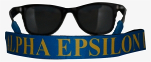 Alpha Epsilon Pi Sunglass Strap Traditional Two Color - Alpha Epsilon Pi