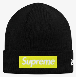 Supreme New Era Box Logo Beanie Black