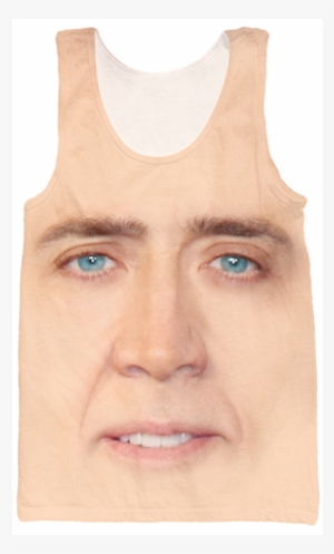 Nicholas Cage Face Tank Get On Fleek - Nicolas Cage