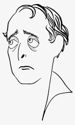 Face Drawing Eye Line Art Smiley Free Commercial Clipart - Sad Face Line Art