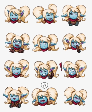 Poppy Emote Sheet By Missmercurielle League Of Legends - League Of Legends Poppy Emote