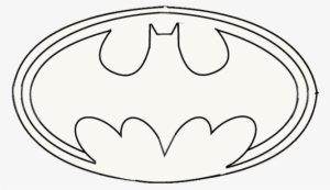 Graphic Library Library How To Draw Batman Logo Easy - Cartoon
