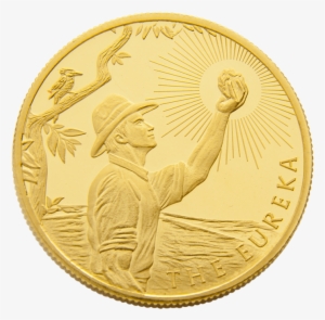 Gold Abc Bullion Eureka Minted Coin Png - Eureka Gold