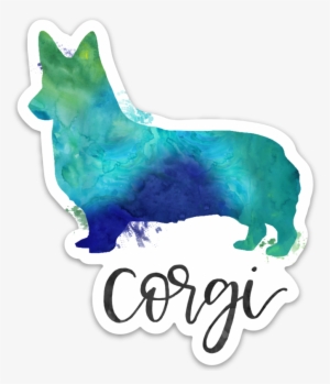Corgi Die Cut Sticker - Sticker