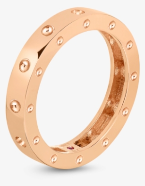 18k Rose Gold Round Ring - Circle