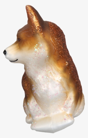 3.5" Old World Christmas Pembroke Welsh Corgi Glass