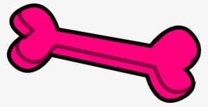Dog Bone Clipart Png - Pink Dog Bone Clipart