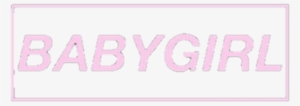 Tumblr Aesthetic Drawings Girl Tumblr Backgrounds Tumblr - Babygirl Stickers Transparent