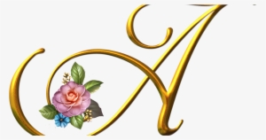 Blindada Por Deus - Letra A Dourada Png