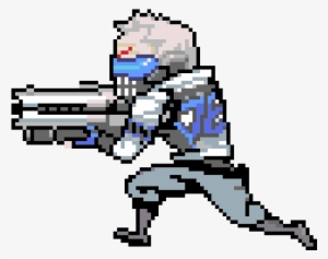 76 Bone - Soldier 76 Pixel Art