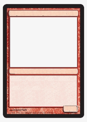 Magic Card Png - Magic The Gathering Blank Card
