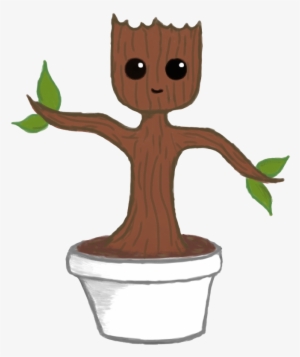 Vector Freeuse Png File Mart - Baby Groot Transparent Background