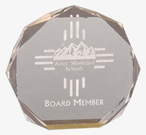 Octagon Acrylic Awards - Award