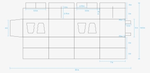 Slits In The Box To Slide The Interior Structure Into - Diagram