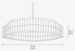 This Custom Chandelier Octagonal Shape Contrasts With