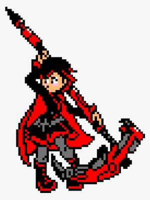 Rwby - Crescent Rose Perler Art