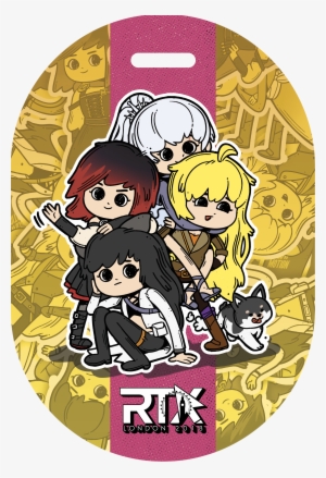 Rtx 2018 Rwby Limited Edition Commemorative Badge - Rtx London 2018