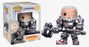Funko Pop Overwatch 6" Reinhardt Unmasked Vinyl Figure - Reinhardt Unmasked Funko Pop