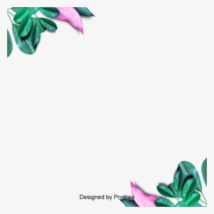 Water Color Blue Flower Border, Vector Png, Watercolor - Watercolor Painting