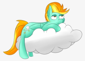 Master57i, Cloud, Lightning Dust, Safe, Simple Background, - Cartoon