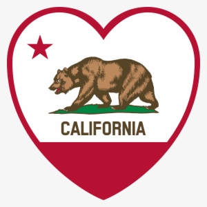 This Free Icons Png Design Of California Flag Heart