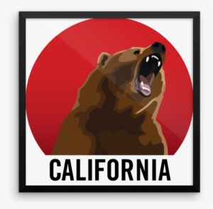 California Bear Postcard