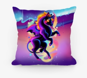 Neon Rainbow Jersey Devil Pillow - Lisa Frank Jersey Devil