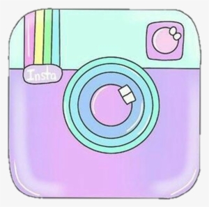 Graphic Free Download Logo Aesthetictumblr Cute Freetoedit - Cute Instagram Logo Png