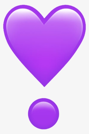 Purple Emoji Heart Freetouse Freetoedit Remixit Remixme - 💜 Emoji