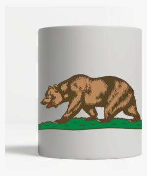 California Bear Mug - California Don T Tread On Me Flag