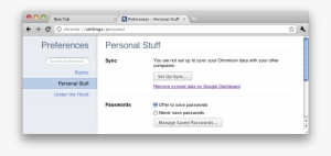 The Personal Stuff Tab - Erase Trash From Mac