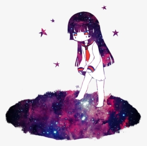 Girl By Tokyomenace On - Galaxy Anime Girl Transparent