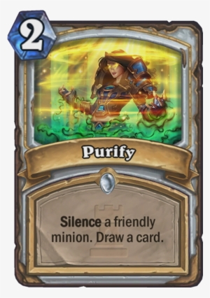 Purify Card - Hearthstone Purify