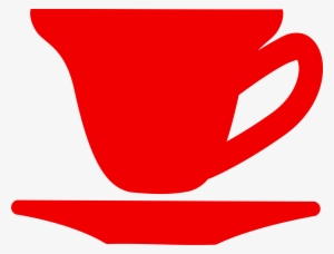 Cup Clipart Red Cup - Red Tea Cup Clipart