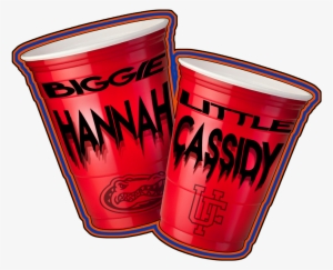 Hanny And Cassidy Red Solo Cups - Pint Glass