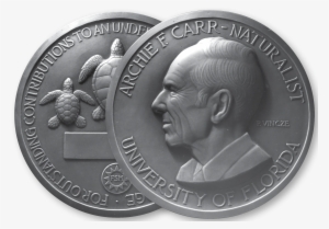 Two Scientists Receive Carr Medal For Turtle Conservation - Medal