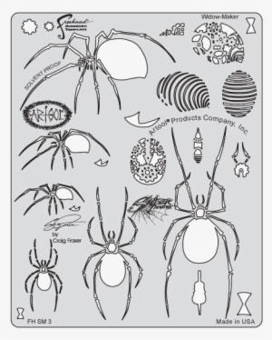 Widowmaker - Airbrush Spider Stencil