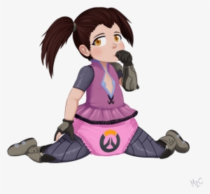 Contagious Magic - Widowmaker - Tracer Overwatch In Diaper
