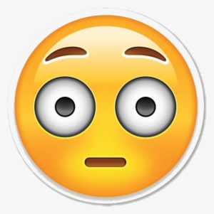 Emoji Face Png Clipart - 😳 Png