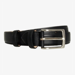 30 Mm Sartorial Fine Grain Leather Belt Black - Belt
