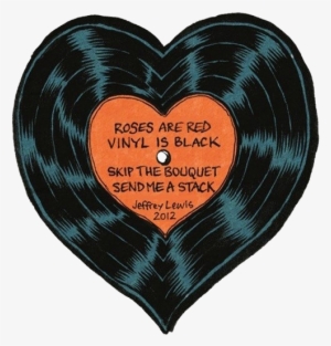 Record Vinyl Valentine Card