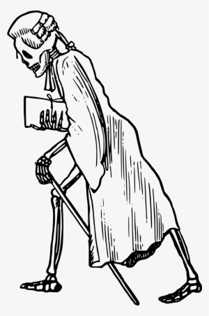 Clipart Skeleton Hand - Skeleton Lawyer