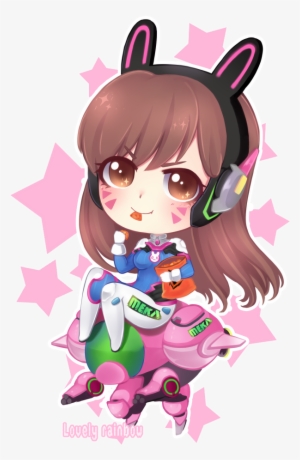 Overwatch D - D Va Chibi Png