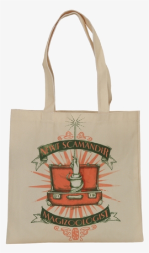 Cream Suitcase And Wand Tote Bag Large Png Tote Backpack - Art Of Fantastic Beasts