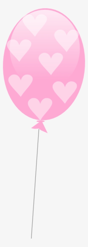 How To Set Use Red Balloon With Hearts Clipart