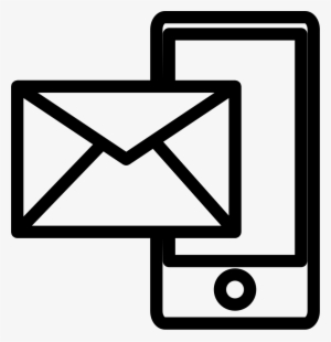 Mail And Phone Outline Symbol In A Circle Svg Png Icon - Logo Correo Electronico