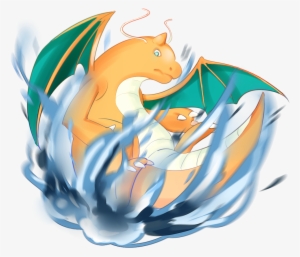 Dragonite Used Dragon Rush By Nyan Lai - Dragonite