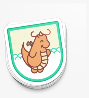 Image Of Dragonite Sticker - Horse